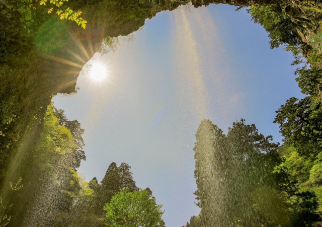 隠岐島　壇鏡の滝